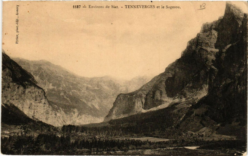 Carte postale ancienne Env. de Sixt - Tenneverges et le Sagerou