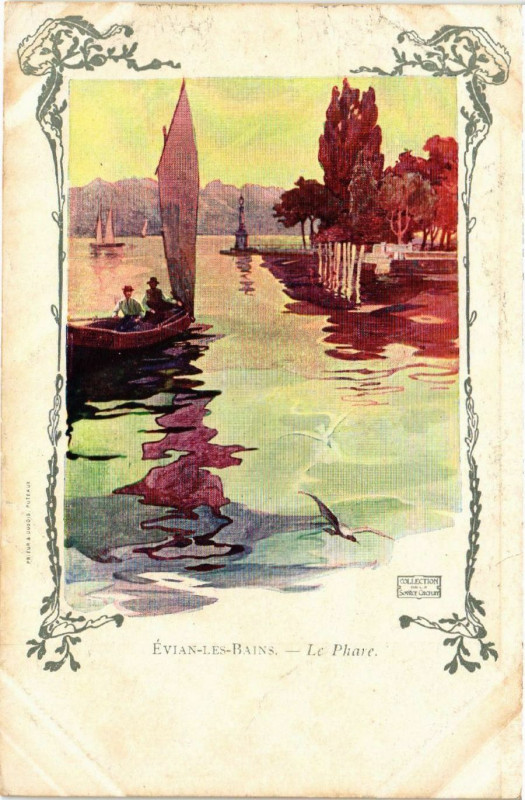 Carte postale ancienne Evian-les-Bains - Le Phare à Évian-les-Bains