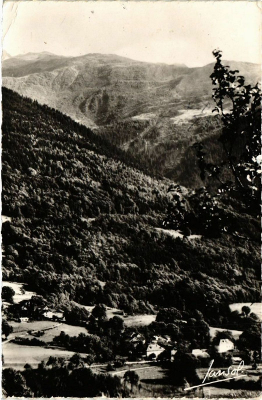 Carte postale ancienne Villard le Table (832m) - Vue générale à Villard
