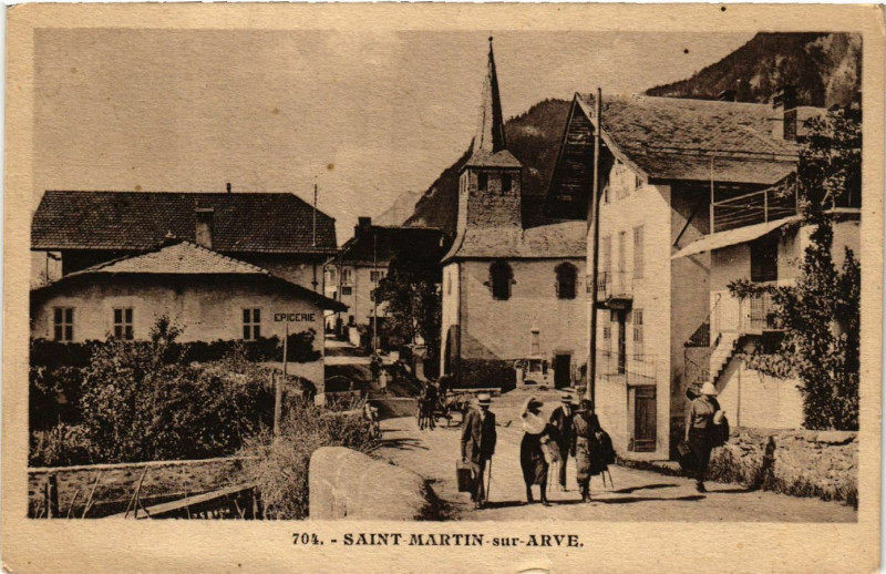 Carte postale ancienne Saint-Martin-sur-Arve