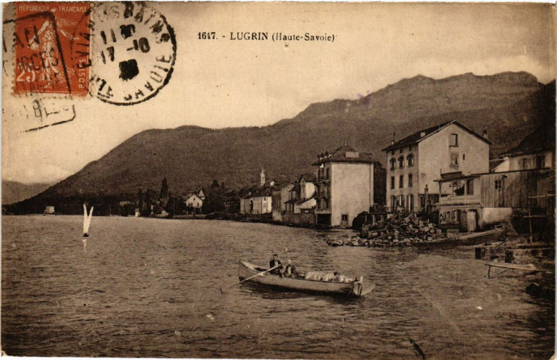 Carte postale ancienne Lugrin à Lugrin