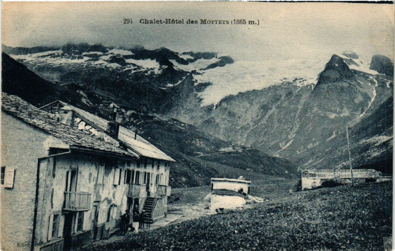 Carte postale ancienne Chalet-Hotel des MOTTEts (1865 m)