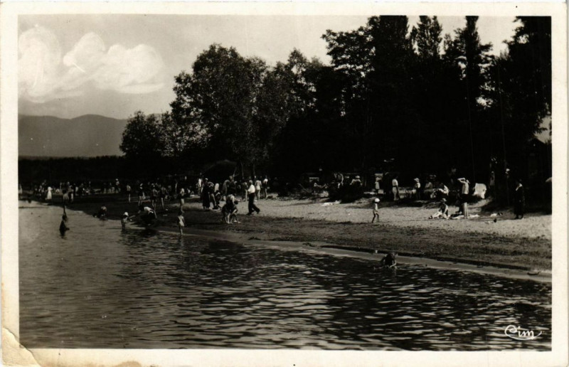 Carte postale ancienne Excenevex Plage à Excenevex
