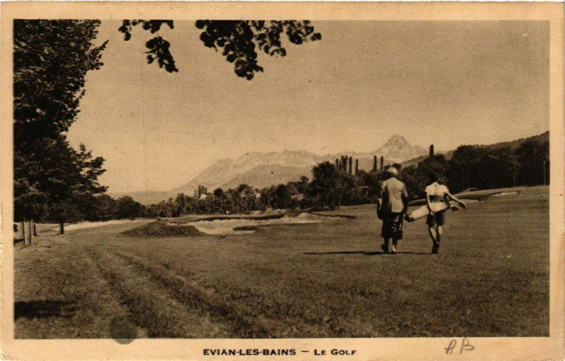 Carte postale ancienne Evian-les-Bains Le Golf à Évian-les-Bains