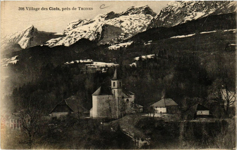 Carte postale ancienne Village des Clefs