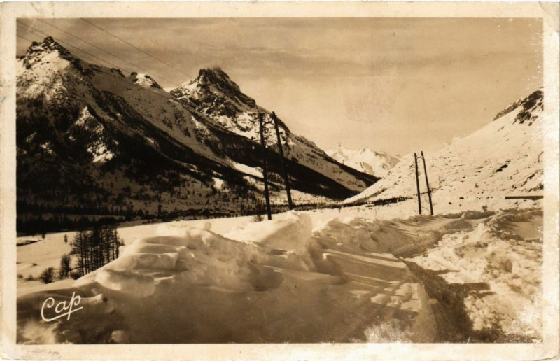Carte postale ancienne Monnetier-les-Bains Montagne de Combeynot