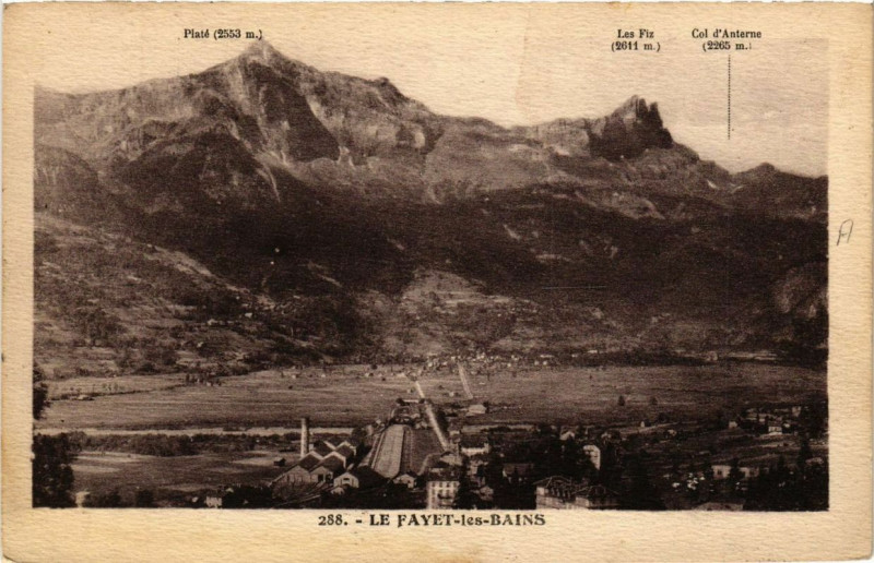Carte postale ancienne Le Fayet-les-Bains