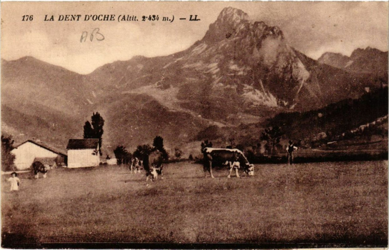 Carte postale ancienne La Dent d'Oche