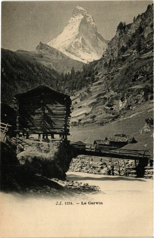 Carte postale ancienne Le Cervin