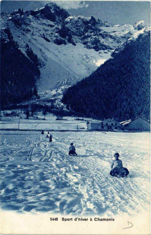 Carte postale ancienne Chamonix Sport d'Hiver