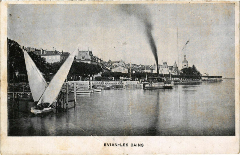 Carte postale ancienne Evian-les-Bains à Évian-les-Bains