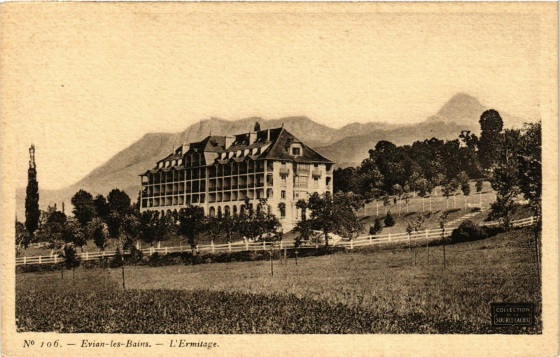 Carte postale ancienne Evian-les-Bains - L'Ermitage à Évian-les-Bains