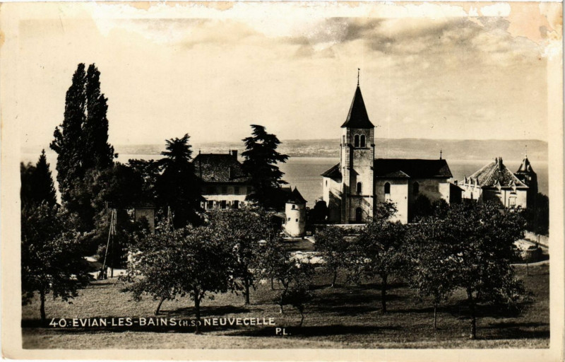 Carte postale ancienne Evian-les-Bains (H.-S.) Neuvecelle à Évian-les-Bains