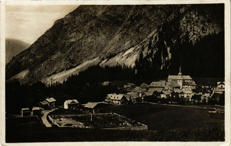 Carte postale ancienne Evian-les-Bains - Abondance à Évian-les-Bains