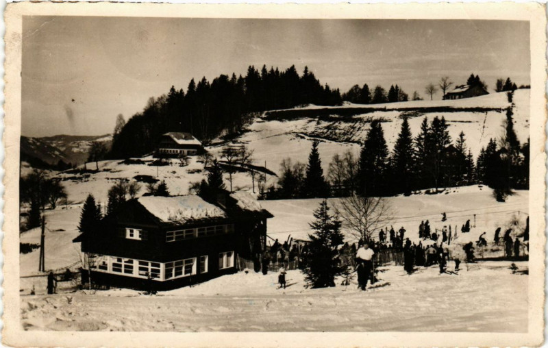 Carte postale ancienne Les Corroz-sur-Araches Altitude 1100 m