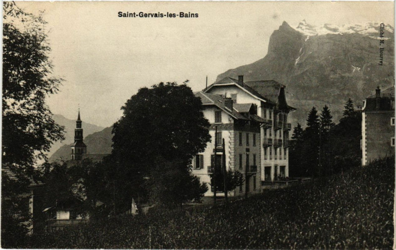 Carte postale ancienne Saint-Gervais-les-Bains à Saint-Gervais-les-Bains