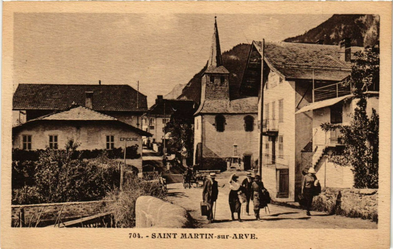 Carte postale ancienne Saint-Martin-sur-Arve