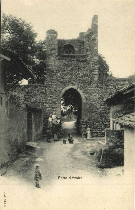 Carte postale ancienne Porte d'Yvoire à Yvoire