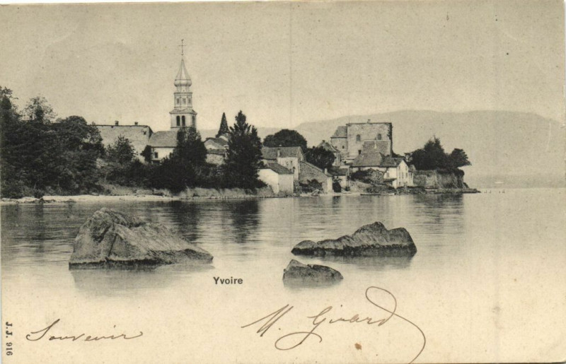 Carte postale ancienne Yvoire à Yvoire