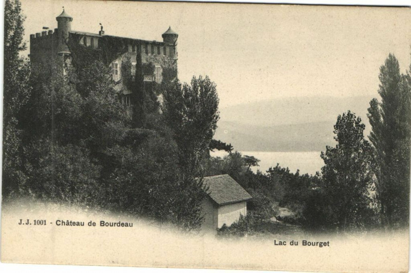 Carte postale ancienne Chateau de Bourdeau Lac du Bourget