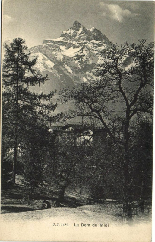 Carte postale ancienne La Dent du Midi