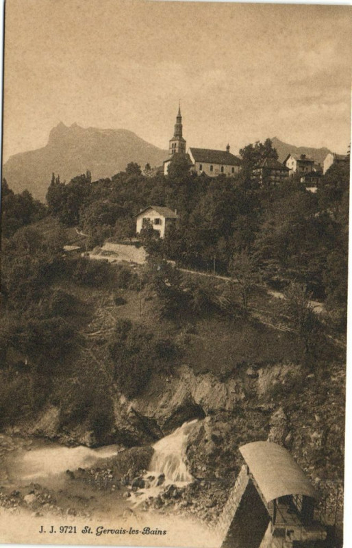 Carte postale ancienne Saint-Gervais-les-Bains à Saint-Gervais-les-Bains
