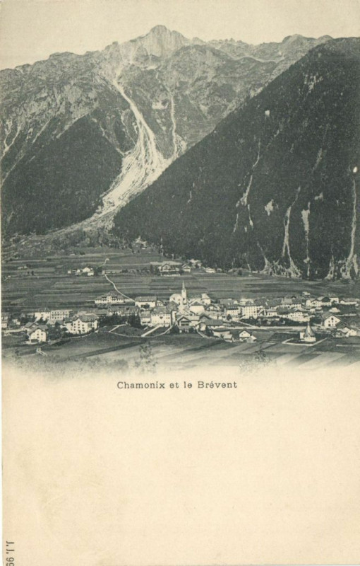 Carte postale ancienne Chamonix et le Brevent