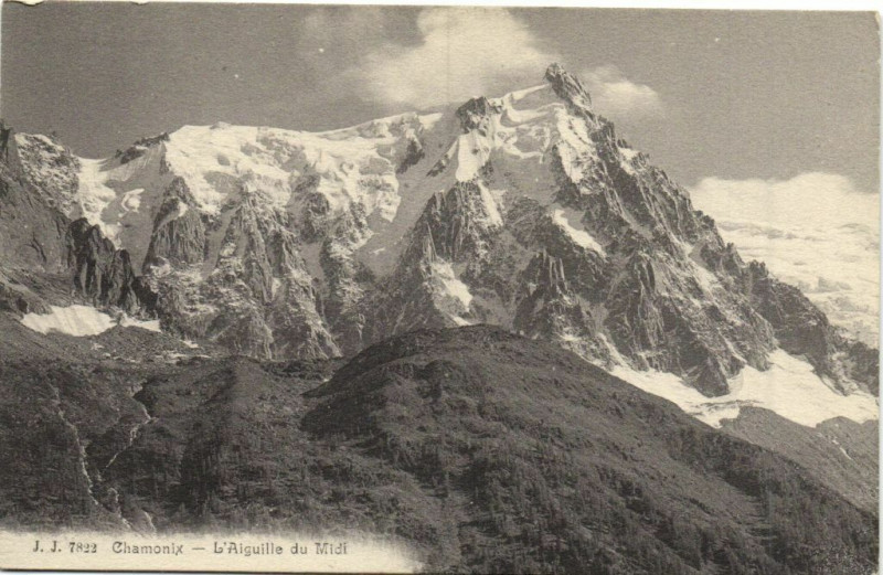 Carte postale ancienne Chamonix - L'Aiguille du Midl