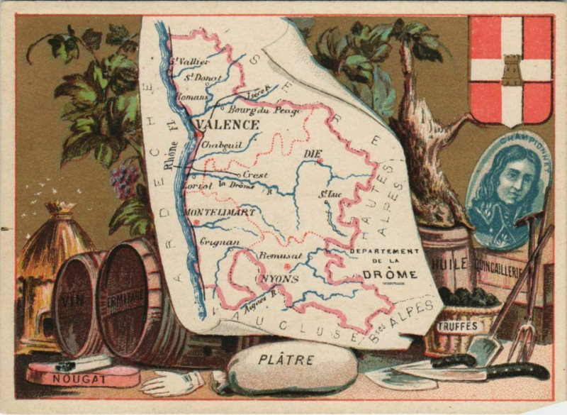 Carte postale ancienne Souvenir France