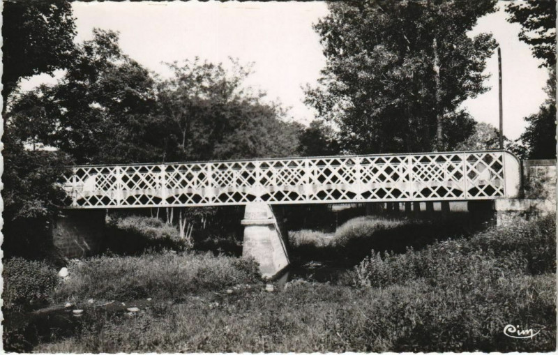 Carte postale ancienne Albon Pont de Bancel France à Albon