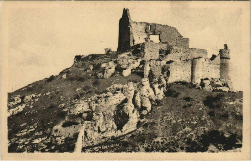 Carte postale ancienne Env de Valence Les Ruines de Crussol France à Valence