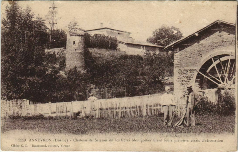 Carte postale ancienne Anneyron Chateau de Saleton France à Anneyron
