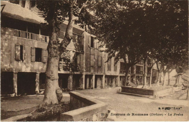 Carte postale ancienne Environs de Romans - La Preles à Romans-sur-Isère