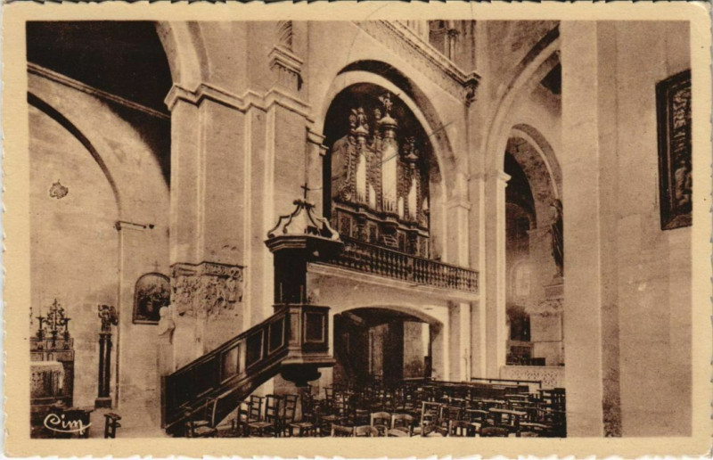 Carte postale ancienne Saint-Paul trois Chateaux L'Orgue de Mgr de Roquemartine France