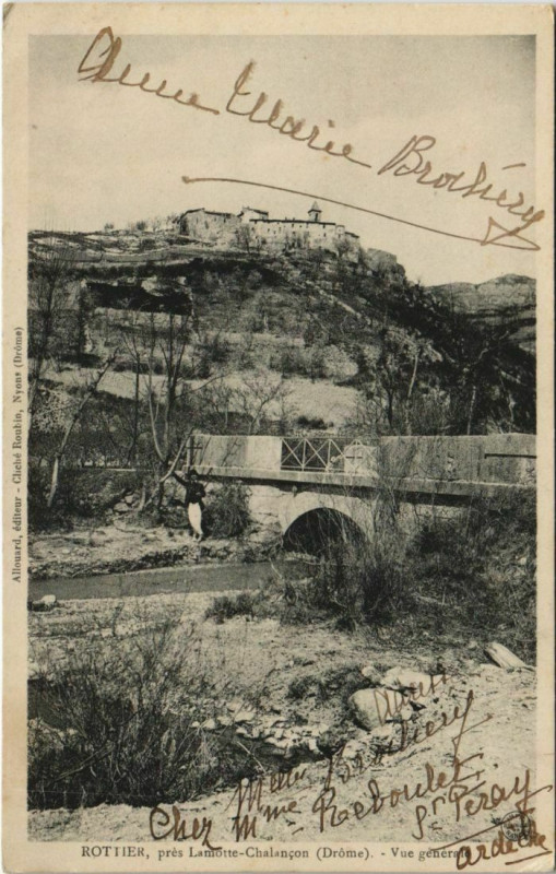 Carte postale ancienne Rottier Vue generale France à Rottier