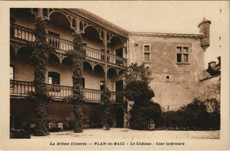 Carte postale ancienne Plan de Baix Le Chateau France à Plan-de-Baix