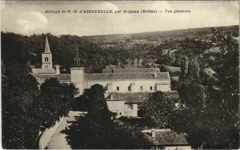 Carte postale ancienne Abbaye de N.D.Aiguebelle Vue generale France