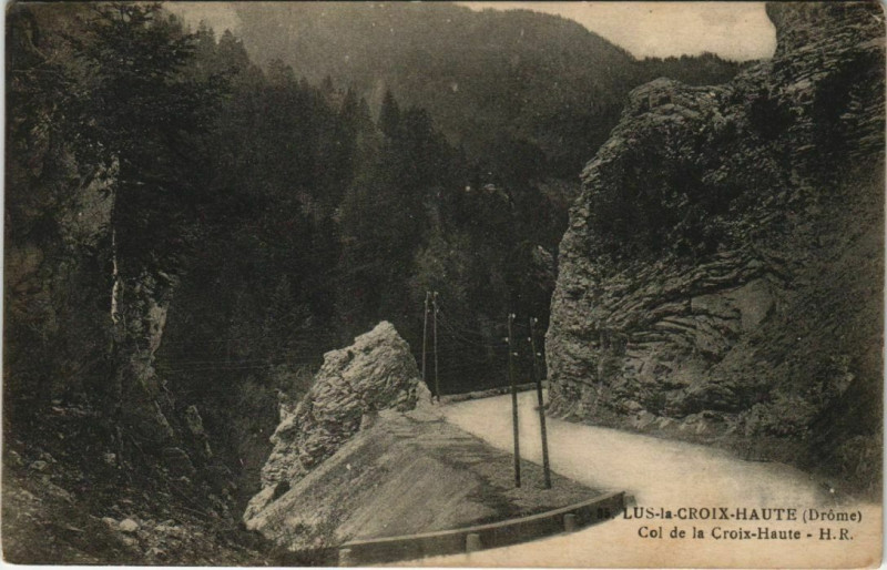 Carte postale ancienne Lus-la-Croix-Haute Col de la Croix Haute France à Lus-la-Croix-Haute