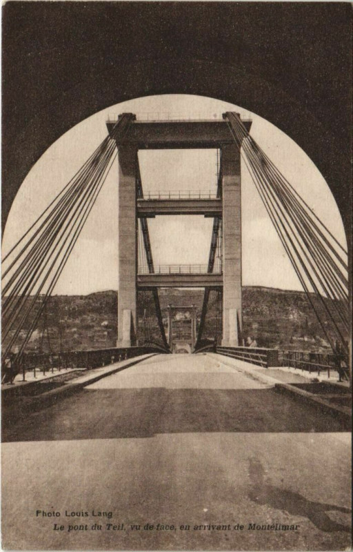 Carte postale ancienne Le Pont du Teil France