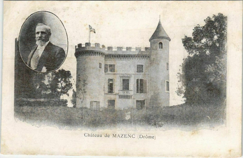 Carte postale ancienne Chateau de Mazenc France