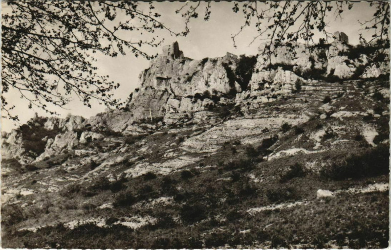 Carte postale ancienne Les Ruines de Crussol France