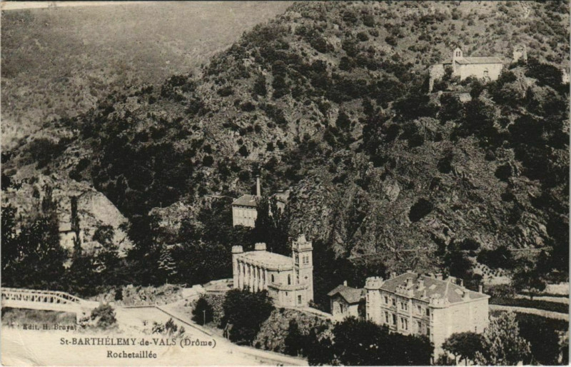 Carte postale ancienne St Barthelemy de Vals Rochetaillee France