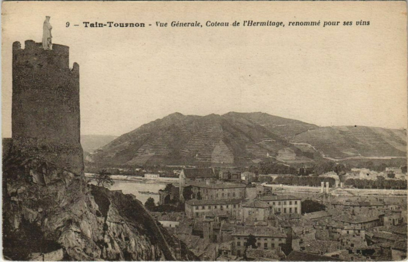 Carte postale ancienne Tain-Tournon Vue Generale France