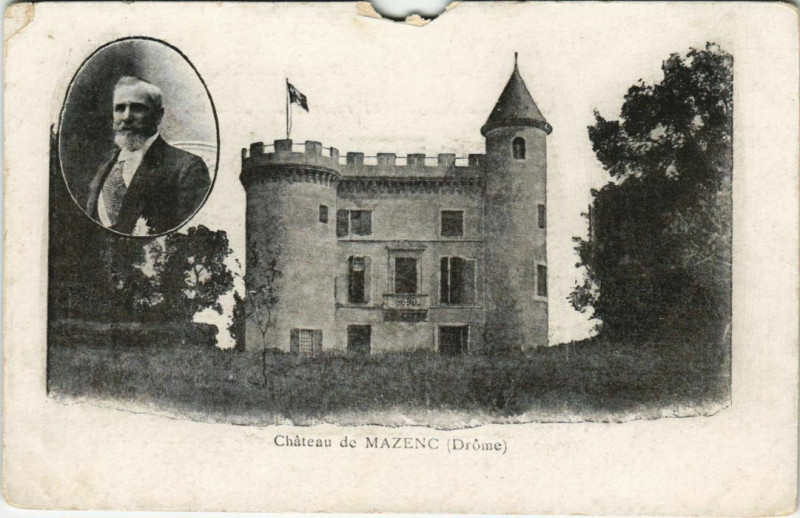 Carte postale ancienne Chateau de Mazenc France