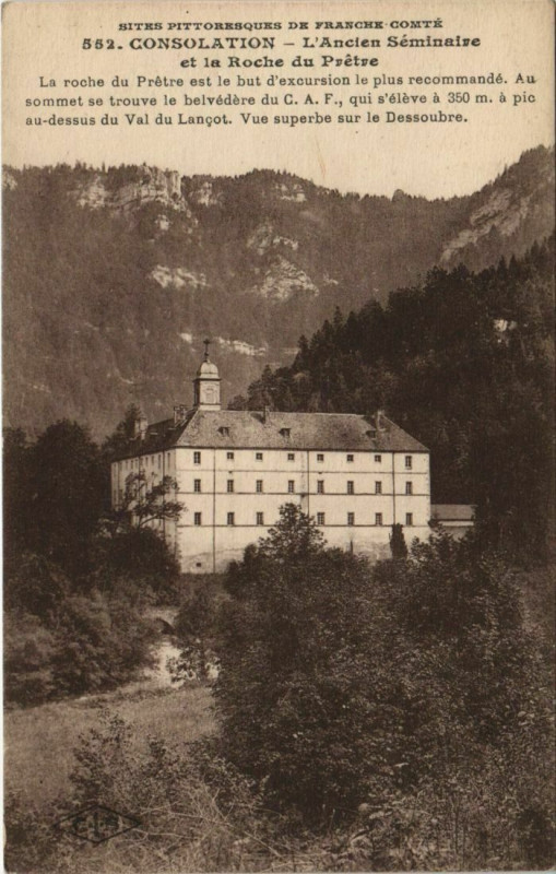 Carte postale ancienne Consolation L'Ancien Seminaire France