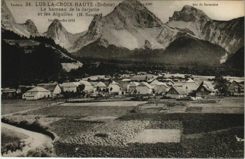 Carte postale ancienne Lus La Croix Haute Le hameau de la Jarjatte France à Lus-la-Croix-Haute