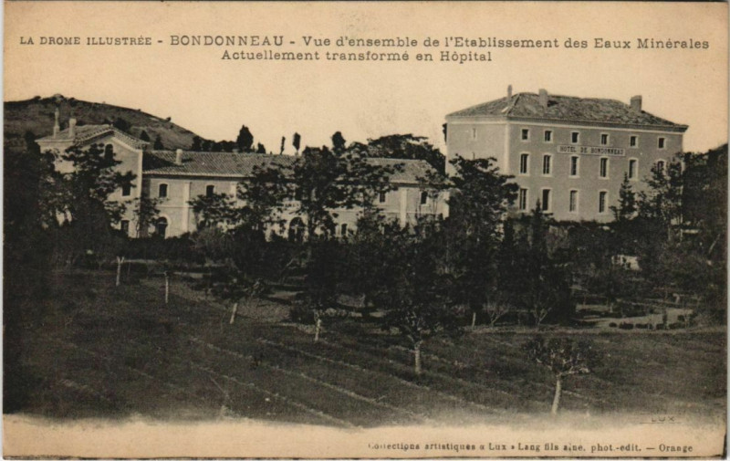 Carte postale ancienne Bondonneau Vue d'ensemble de l'Etablissement France