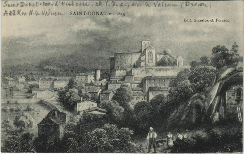 Carte postale ancienne Saint-Donat France