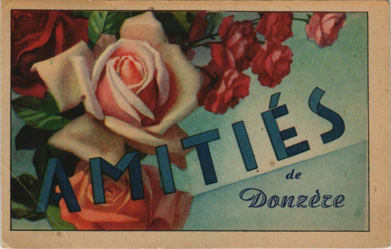 Carte postale ancienne Donzere souvenir France à Donzère