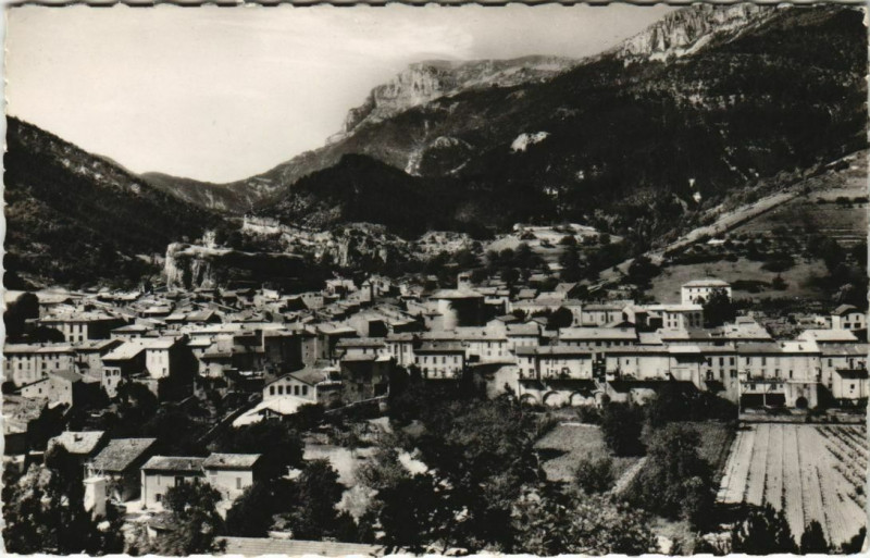 Carte postale ancienne Chatillon en Diois vue generale France